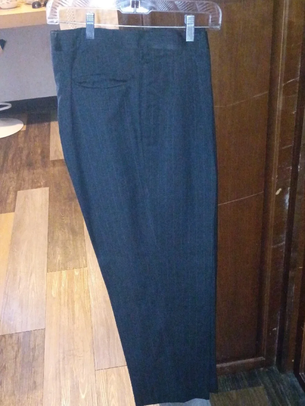 Roundtree & Yorke Dark Gray Pinstripe Suit Jacket